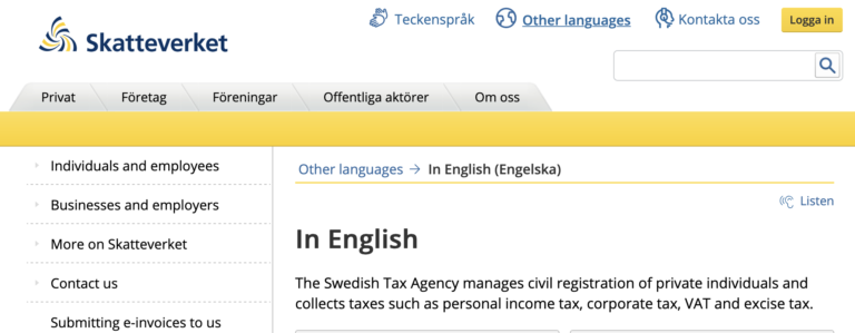 Swedish Tax Agency Faces Lawsuit Over Alleged Data Sales to Marketers